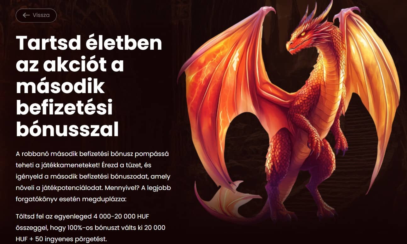 dragonslots első második bónusz