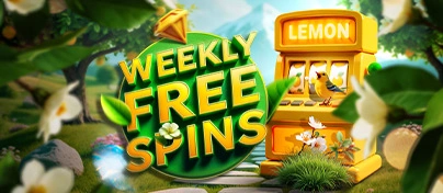 Általános Információk a Lemon Casino Heti Ingyenes Pörgetés Bónuszról